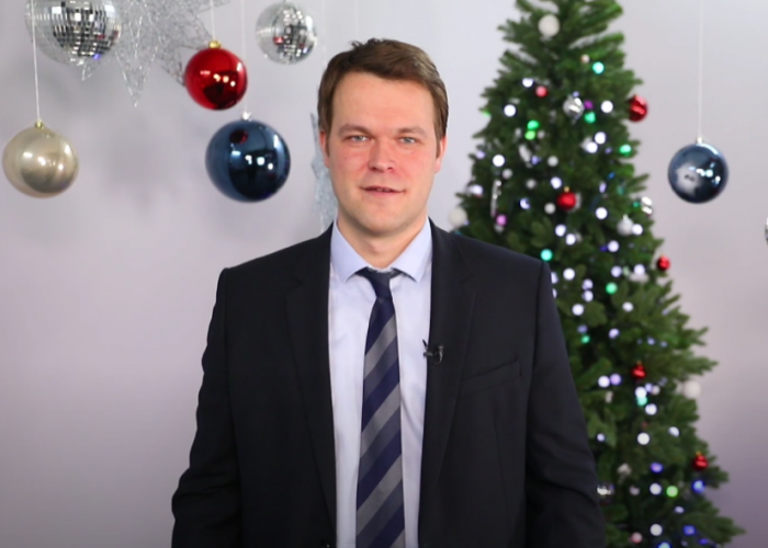  Исполнительный директор АО «НПП «Радар ммс»  Иван Георгиевич Анцев поздравил с наступающим Новым годом